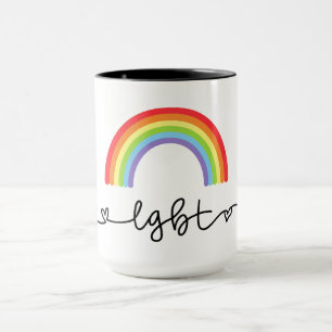 LGBT Hearts & Rainbows Mug