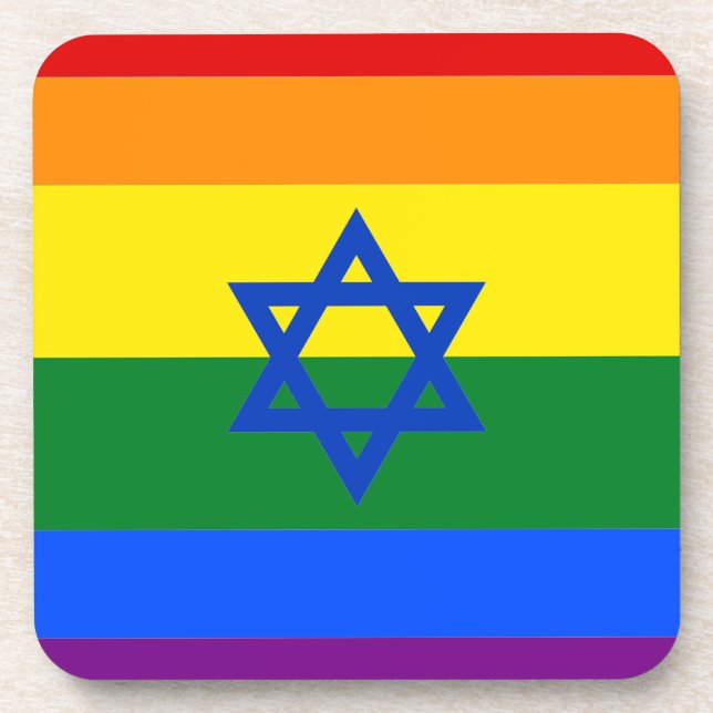 LGBT Israel Coaster (Front)