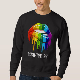Lgbt Just Married Engaged Lesbian Mrs & Mrs Est. 3 Sweatshirt