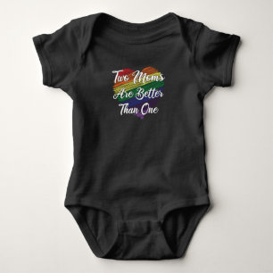 LGBT LBGBTQ Mother Mum Lesbian Gay Gay Marriage Baby Bodysuit