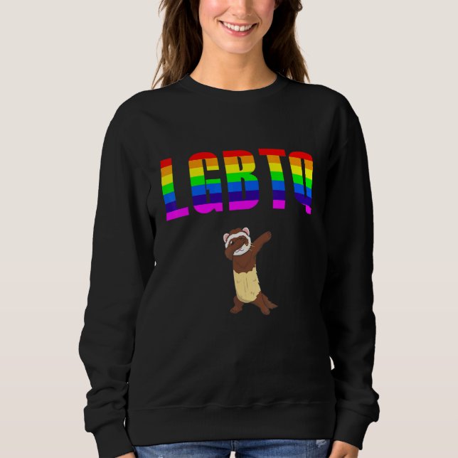 LGBT Lesbian Gay Bisexual Transgender Pride Queer  Sweatshirt (Front)