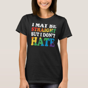 Lgbt Lgbtq Ally Pride Colours Rainbow Retro Vinta T-Shirt