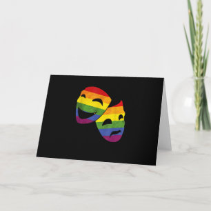 LGBT LGBTQ Queer Actor Actress Rainbow Theatrical Card