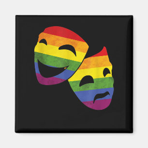 LGBT LGBTQ Queer Actor Actress Rainbow Theatrical Magnet