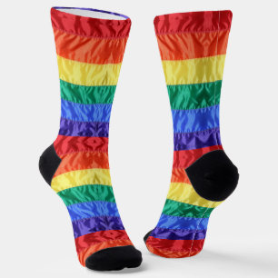 LGBT LGBTQ Rainbow Flag Rainbow Stripes Gay Pride Socks