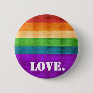 LGBT Love 6 Cm Round Badge