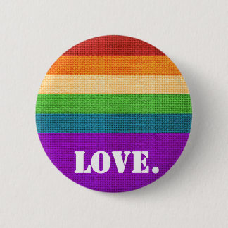 LGBT Love 6 Cm Round Badge