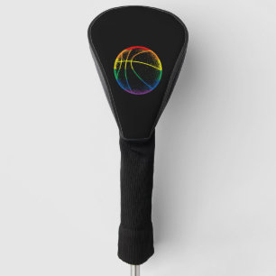LGBT Love Colorfull Rainbow Basketball Gay Pride Golf Head Cover