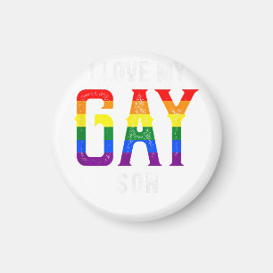 LGBT Love Gay Son - Gay Pride Outfit Gay Pride Par Magnet