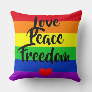 #LGBT #love #pride #gay #lesbian #freedom #parade Cushion