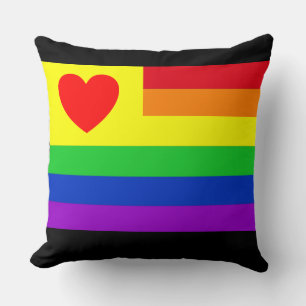 #LGBT #love #pride #gay #lesbian #freedom #parade Cushion