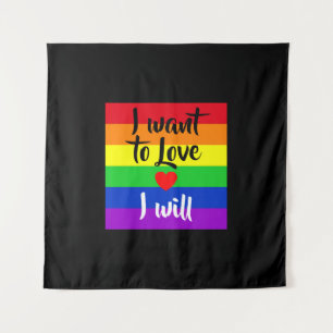 #LGBT #love #pride #gay #lesbian #freedom #parade Tapestry
