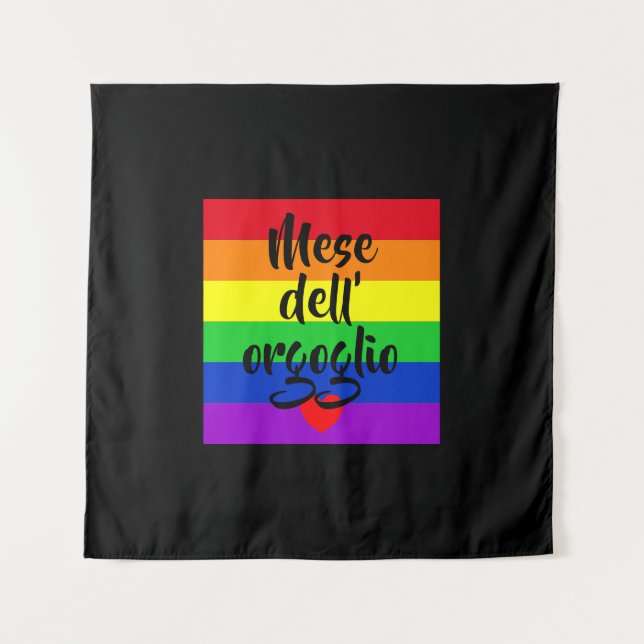 #LGBT #love #pride #gay #lesbian #freedom #parade Tapestry (Front)