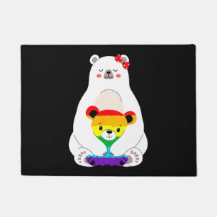 LGBT Mama Bear Gay Pride Equal Rights Mothers Day Doormat