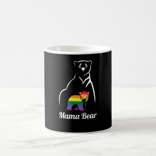 LGBT Mama Bear Gay Pride Equal Rights Rainbow Coffee Mug