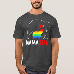 LGBT Mama Bear Gay Pride Equal Rights Rainbow Mum T-Shirt