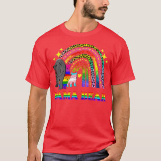 LGBT Mama Bear Gay Pride Equal Rights Rainbow T-Shirt