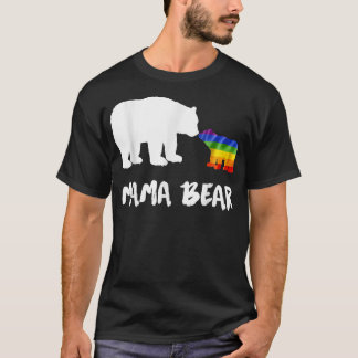 LGBT Mama Bear Mum Lesbian Gay Biseual Transgender T-Shirt