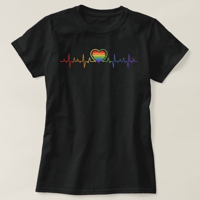 LGBT Mama Bear Pride Mum Rainbow  T-Shirt (Design Front)