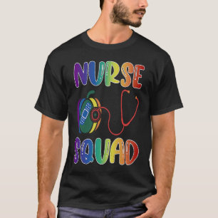 LGBT Nurse Halloween Nurse Squad T-Shirt