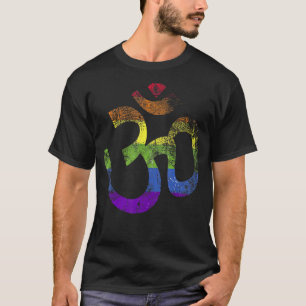 Lgbt Om Yoga Lgbt Pride Aum Ohm Symbol T-Shirt