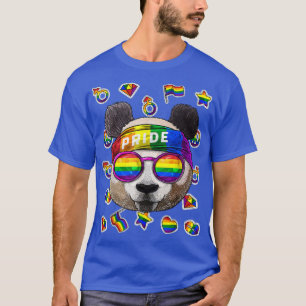 LGBT Panda Gay Pride Month Animal Rainbow Lesbian T-Shirt