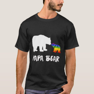 Lgbt Papa Bear Dad Lesbian Gay Biual Transgender  T-Shirt