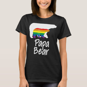 Lgbt Papa Bear Gay Pride Equal Rights Rainbow 1 T-Shirt
