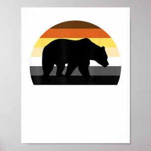 LGBT Papa Mens Gay Pride Month - Gay Bear  Poster
