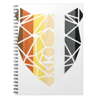 LGBT Papa Mens Gay Pride Month - Geometric Gay Bea Notebook