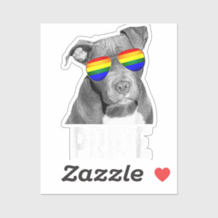 LGBT Pitbull Gay Pride Dog Shades Sunglasses LGBTQ