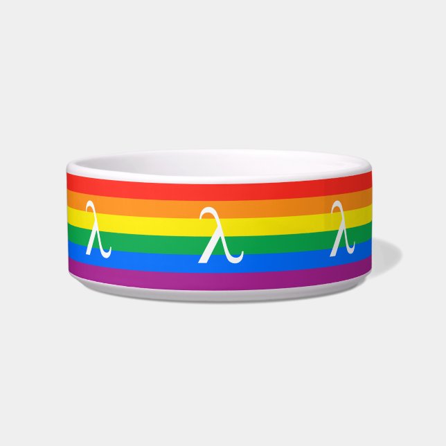 LGBT Pride and Activism Lambda Bowl (Front)