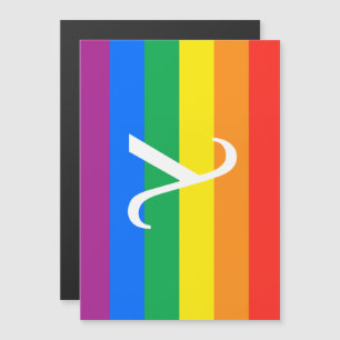 LGBT Pride and Activism Lambda Magnetic Invitation