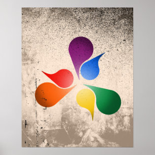 LGBT PRIDE BURST POSTER