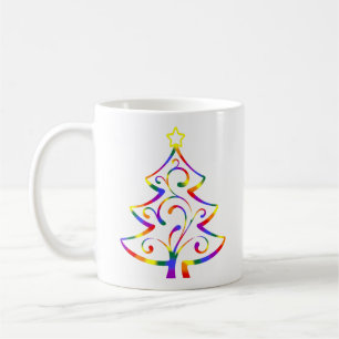 LGBT+ Pride Christmas Tree Mug