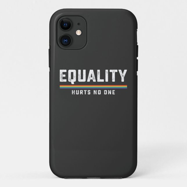 LGBT Pride Equality Hurts No One Gay Lesbian Case-Mate iPhone Case (Back)