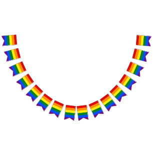 LGBT pride flag banner