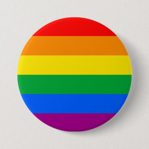 LGBT Pride Flag / Rainbow Flag 7.5 Cm Round Badge
