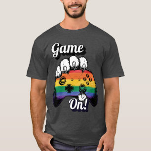 LGBT Pride Game On Tiger Paw Controller Shirt 2026