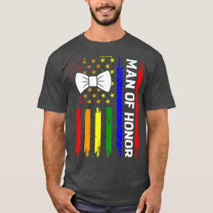 Lgbt Pride Gay Bachelor Party Engagement 1330 T-Shirt