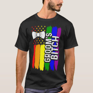 Lgbt Pride Gay Bachelor Party Engagement 1352  T-Shirt