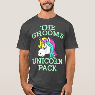 Lgbt Pride Gay Bachelor Party Unicorn Pack Engagem T-Shirt