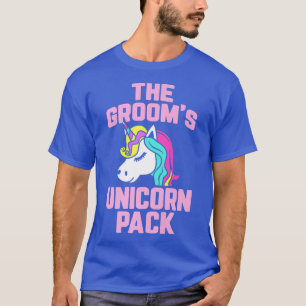 Lgbt Pride Gay Bachelor Party Unicorn Pack Engagem T-Shirt