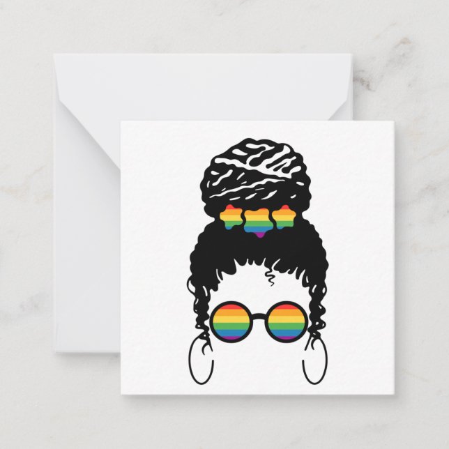 LGBT-Pride. Gay love.  Note Card (Front)