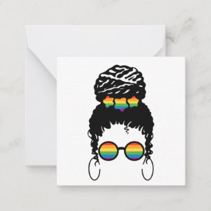 LGBT-Pride. Gay love. Note Card