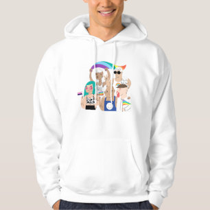 LGBT+Pride. GAY love. Rainbow flag. Hoodie