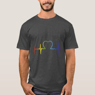LGBT Pride Heartbeat T-Shirt