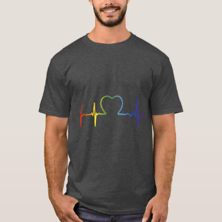 LGBT Pride Heartbeat T-Shirt