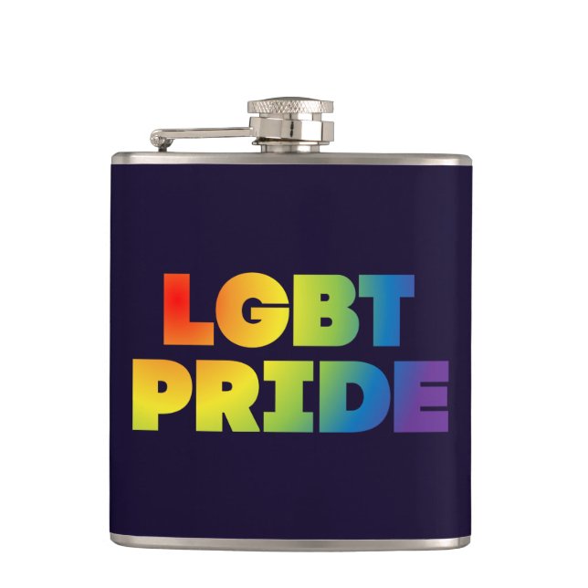 LGBT PRIDE HIP FLASK (Front)