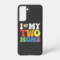 LGBT Pride I Love My Two Moms Gay Lesbian Support